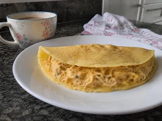 Crepioca cremosa de frango